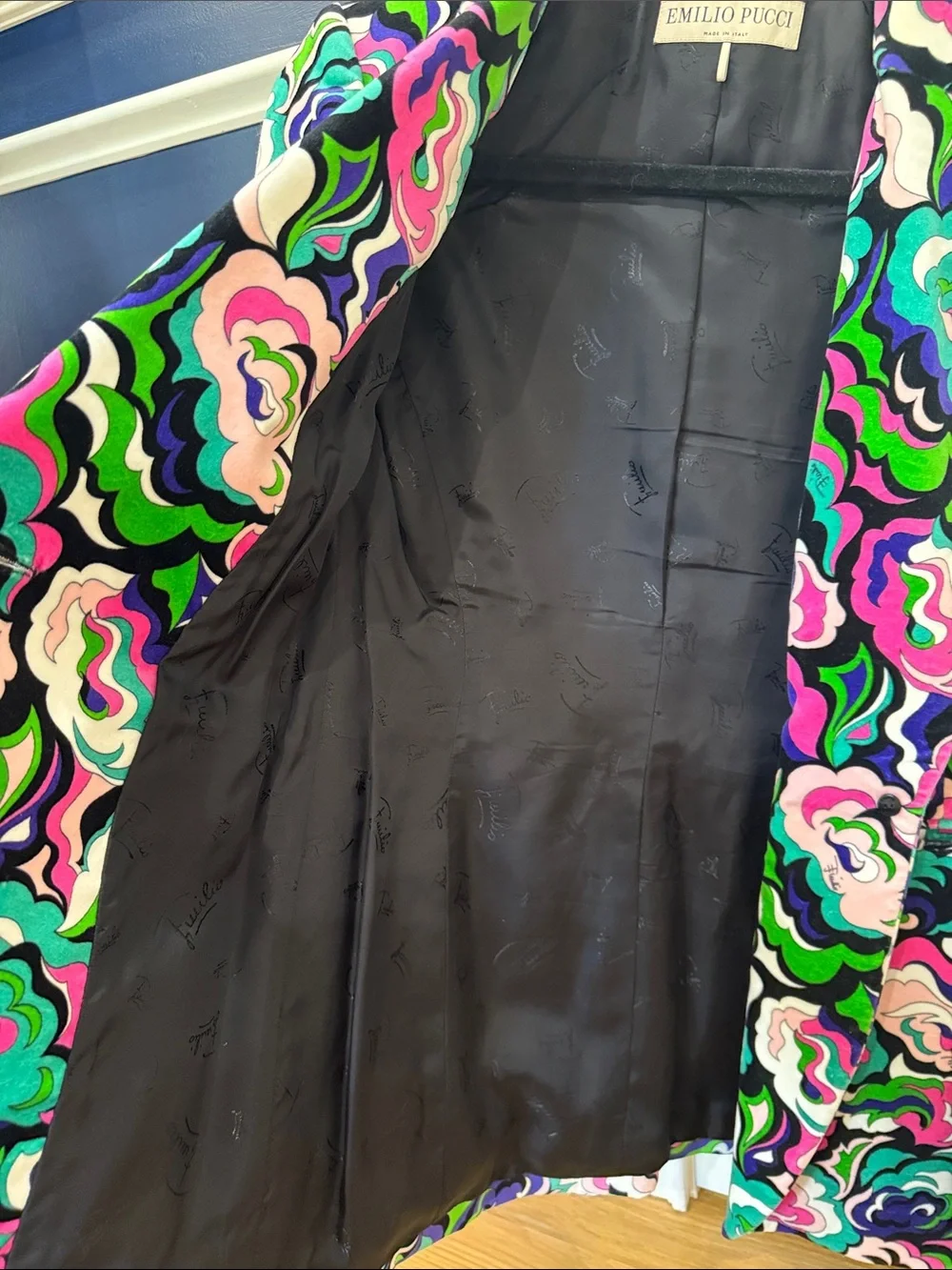 Emilio Pucci Pink Green Blue Blazer